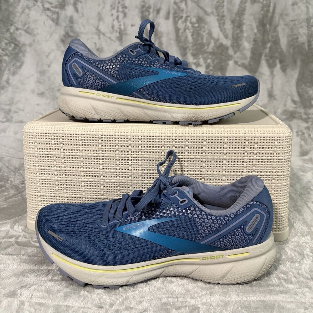 Brooks Ghost 14 Blue Women’s Running Shoes Size 7 Medium (B) Air Mesh Cushion